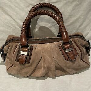 Banana Republic Brown Suede Handbag